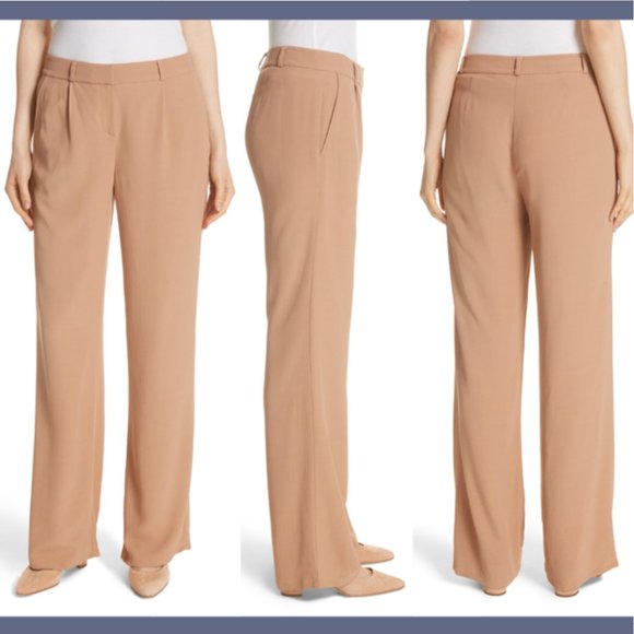 NEW $238 Eileen Fisher Crepe Straight‎ Leg Trouser in Amber [SZ 14 ] - Picture 13 of 13